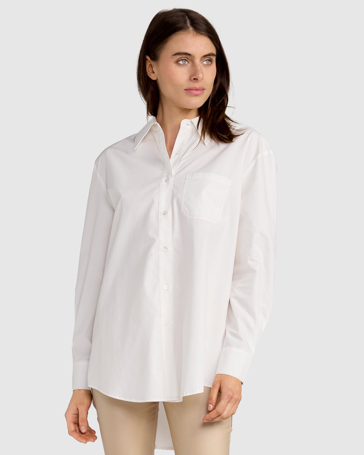 My Girl Oversized Shirt - White