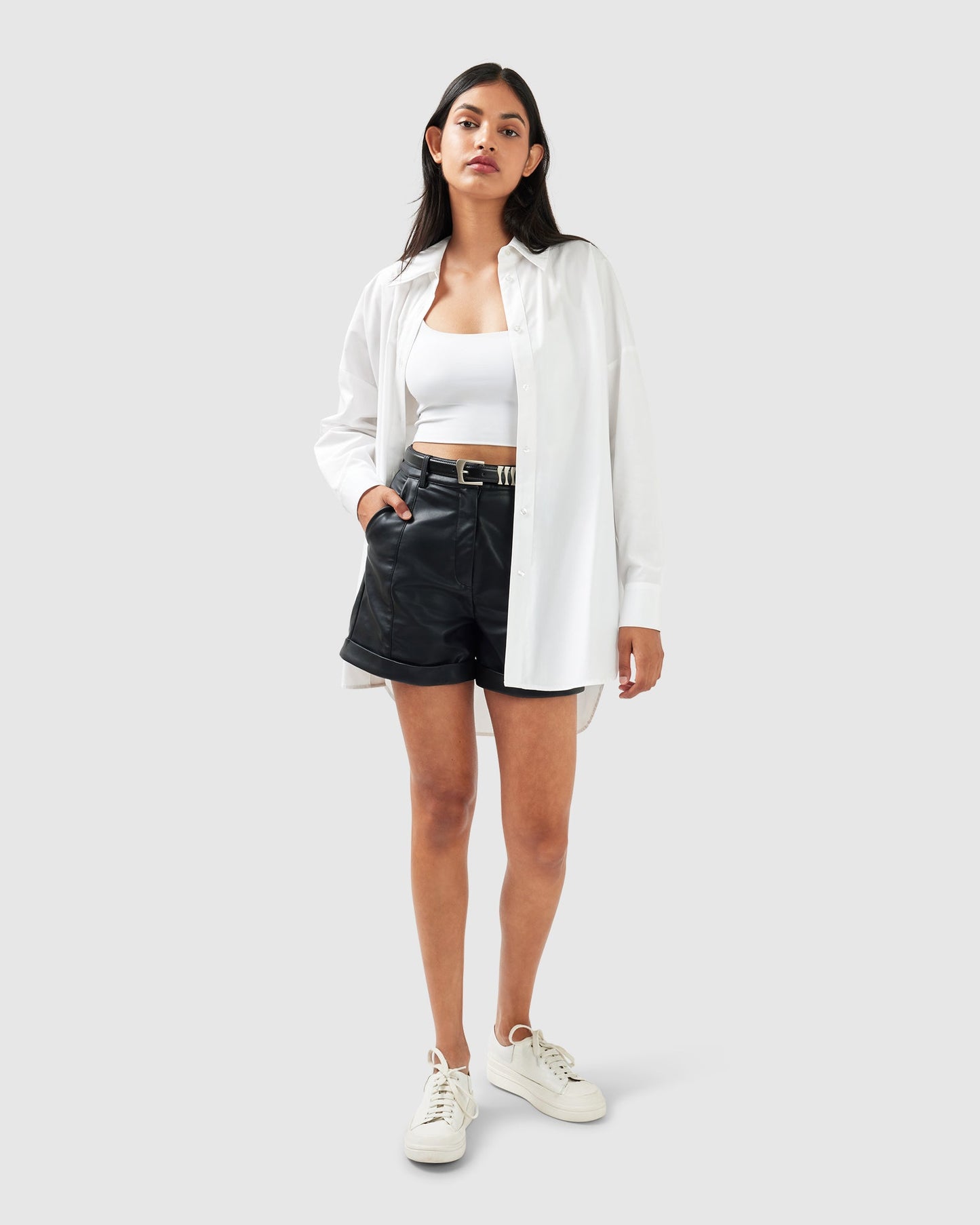 Into You Oversized Shirt - White